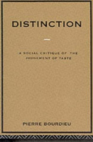 Tapa de Distinction
