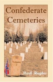 Tapa de Confederate Cemeteries, Volume 2