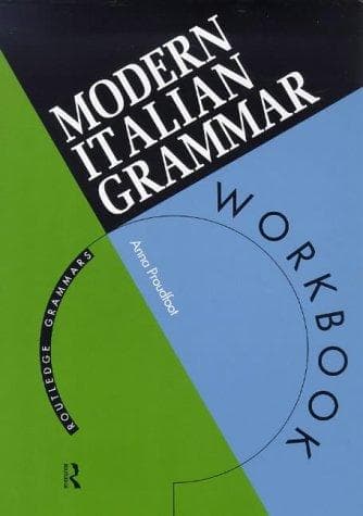 Tapa de Modern Italian grammar workbook