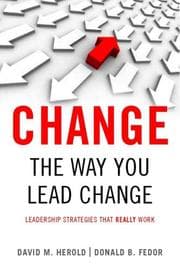 Tapa de Change the way you lead change