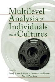 Tapa de Multilevel analysis of individuals and cultures