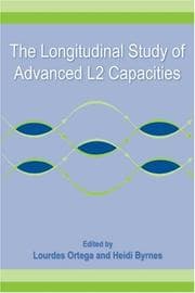 Tapa de The Longitudinal Study of Advanced L2 Capacities