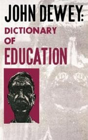 Tapa de John Dewey - Dictionary of Education