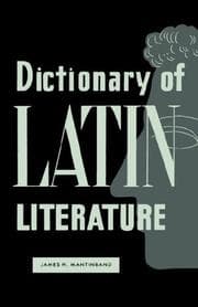 Tapa de Dictionary of Latin Literature