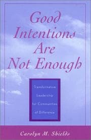 Tapa de Good Intentions Are Not Enough