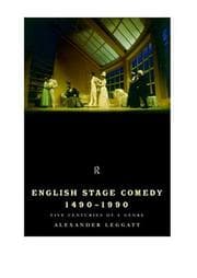 Tapa de English stage comedy, 1490-1990