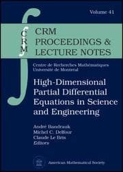 Tapa de High-dimensional partial differential equations in science and engineering