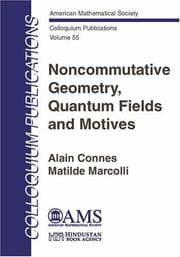 Tapa de Noncommutative geometry, quantum fields and motives
