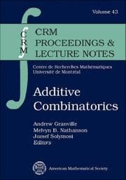 Tapa de Additive combinatorics