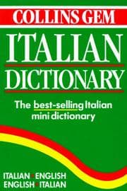 Tapa de Collins Gem Italian Dictionary
