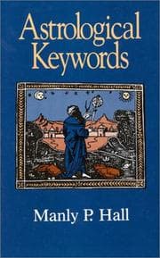 Tapa de Astrological Keywords (Littlefield, Adams Quality Paperback; No. 299)