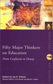 Tapa de Fifty Major Thinkers on Education