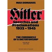 Tapa de Hitler: Speeches and Proclamations, 1932-1945 (English Volume III: 1939-1940) (Hitler: Speeches and Proclamations, 1932-1945)