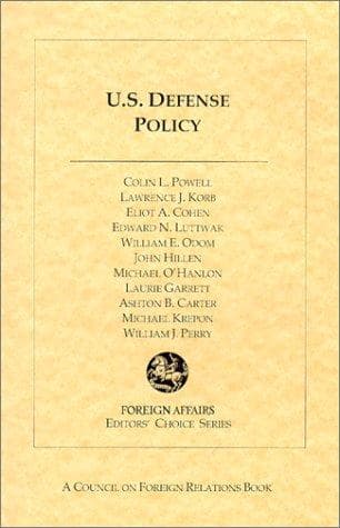 Tapa de U. S. Defense Policy