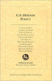 Tapa de U. S. Defense Policy