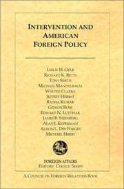 Tapa de Intervention and American Foreign Policy (Foreign Affairs Editors' Choice)