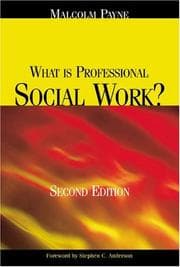 Tapa de What Is Professional Social Work?