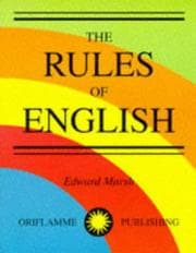 Tapa de The Rules of English (Help Yourself to English)
