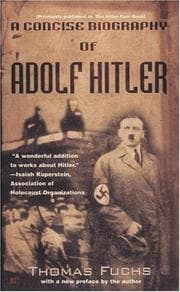 Tapa de A Concise Biography of Adolf Hitler
