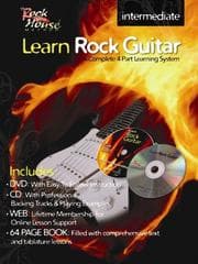 Tapa de Learn Rock Guitar Intermediate (The Rock House Method) (The Rock House Method)
