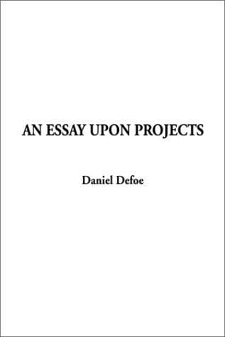 Tapa de An Essay upon Projects