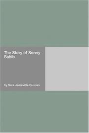 Tapa de The story of Sonny Sahib