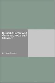 Tapa de Icelandic Primer with Grammar, Notes and Glossary