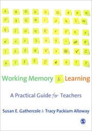Tapa de Working Memory and Learning