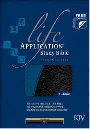 Tapa de Life Application Study Bible KJV, Personal Size TuTone