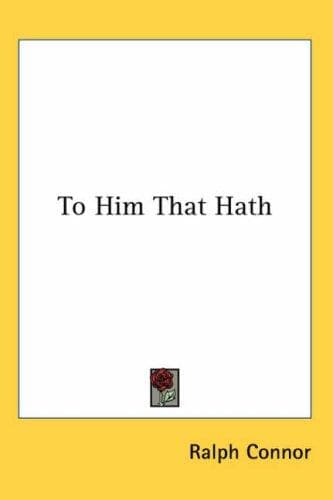 Tapa de To Him That Hath