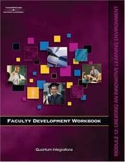 Tapa de Faculty development workbook