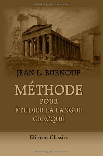 Tapa de Méthode pour étudier la langue grecque