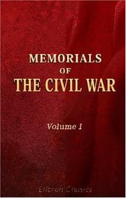 Tapa de Memorials of the Civil War