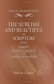 Tapa de The Sublime and Beautiful of Scripture
