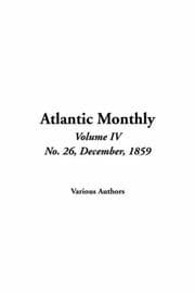 Tapa de The Atlantic Monthly, No. 26, December, 1859