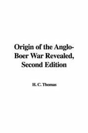 Tapa de Origin of the Anglo-Boer War Revealed