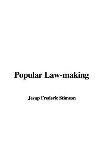 Tapa de Popular Law-making