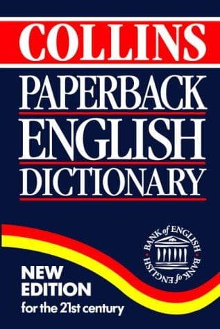 Tapa de Collins Paperback Dictionary