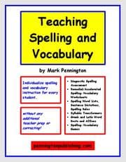 Tapa de Teaching Spelling and Vocabulary