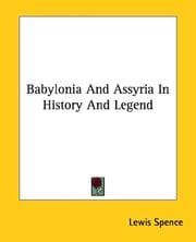 Tapa de Babylonia and Assyria in History and Legend