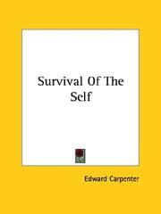 Tapa de Survival of the Self