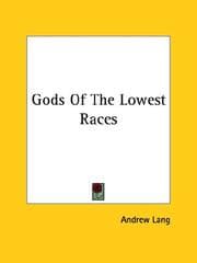 Tapa de Gods of the Lowest Races
