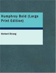 Tapa de Humphrey Bold