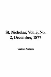 Tapa de St. Nicholas, Vol. 5, No. 2, December, 1877