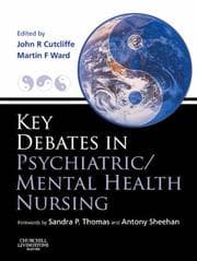Tapa de Key Debates in Psychiatric/Mental Health Nursing