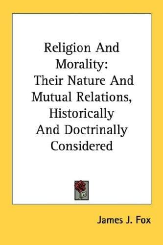 Tapa de Religion And Morality
