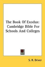 Tapa de The Book Of Exodus