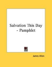 Tapa de Salvation This Day - Pamphlet