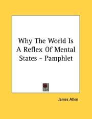 Tapa de Why The World Is A Reflex Of Mental States - Pamphlet