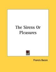 Tapa de The Sirens Or Pleasures